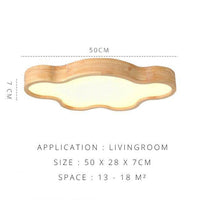 Plafonnier LED Nuage Boisé | Marco Lucetti A / S / Chaude