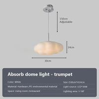 Plafonnier LED Nuage Design | Marco Lucetti Trompette en ut / Gradation continue