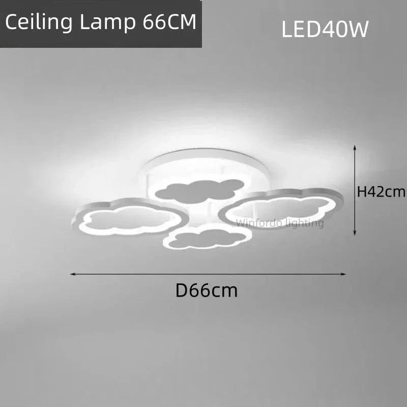 Plafonnier LED "Nuage Lumineux" | Marco Lucetti Plafonnier 66CM / 3 Température de couleur