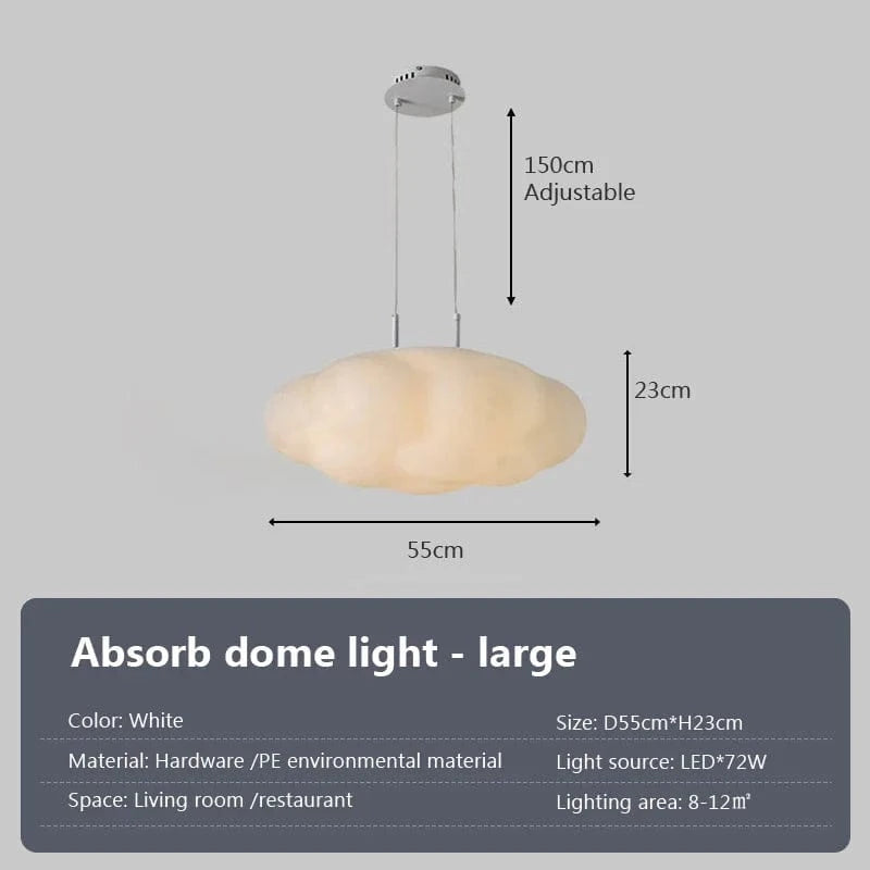 Plafonnier LED Nuage Moderne pour Chambre | Marco Lucetti C-Large / Stepless dimming