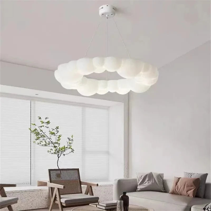 Plafonnier LED "Nuage Nordique" - Design Moderne | Marco Lucetti