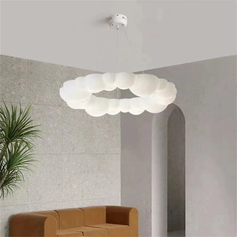 Plafonnier LED "Nuage Nordique" - Design Moderne | Marco Lucetti