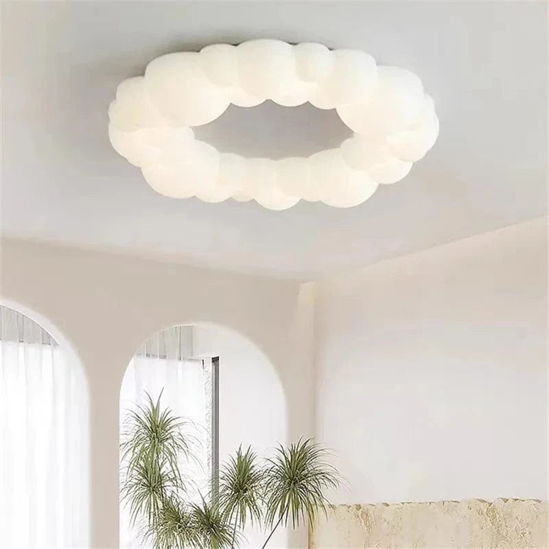 Plafonnier LED "Nuage Nordique" - Design Moderne | Marco Lucetti