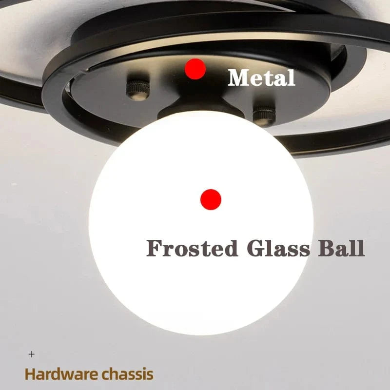 Plafonnier LED Or Noir: Illuminez Votre Intérieur 🌟 | Marco Lucetti