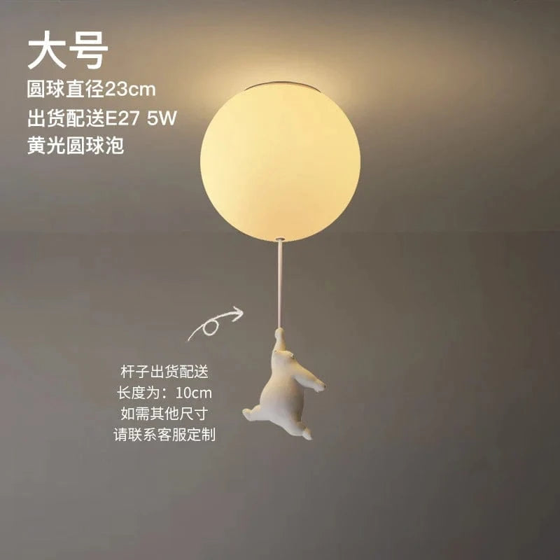 Plafonnier LED Ours Animé - Déco Chambre Enfants | Marco Lucetti Grand style D