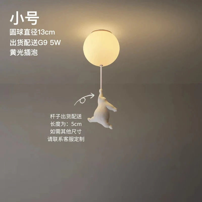 Plafonnier LED Ours Animé - Déco Chambre Enfants | Marco Lucetti Petit style D