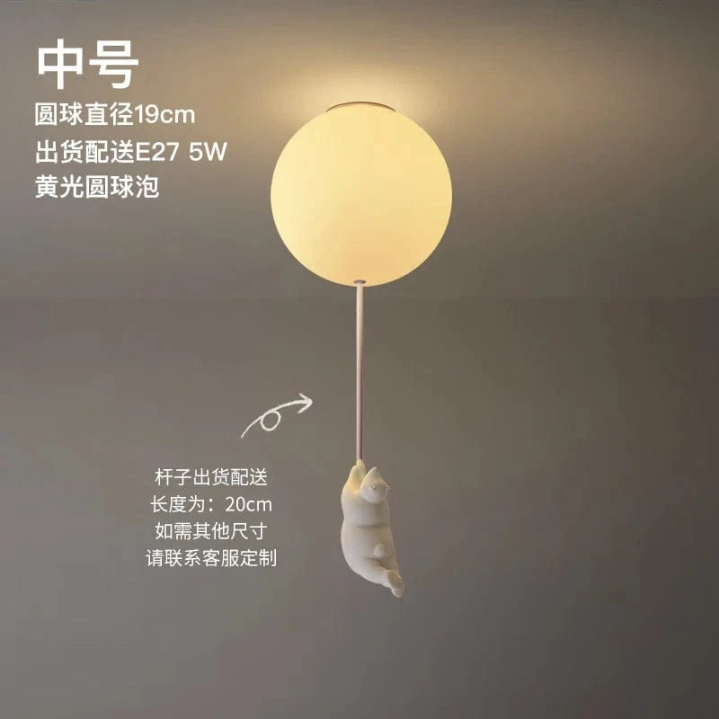 Plafonnier LED Ours Animé - Déco Chambre Enfants | Marco Lucetti Style moyen A