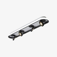 Plafonnier LED ovale rotatif - Charly | Marco Lucetti 47W Noir - Dimmable / 3000k - Chaude