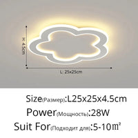 Plafonnier LED pour la maison intérieure : Lampe d'allée ronde simple Dia 25cm | Marco Lucetti White Petals / Cool white