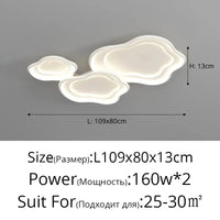 Plafonnier LED pour une ambiance lumineuse intérieure de qualité | Marco Lucetti Luminosité variable / Blanc 109cm