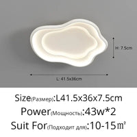 Plafonnier LED pour une ambiance lumineuse intérieure de qualité | Marco Lucetti Luminosité variable / Blanc 41,5 cm