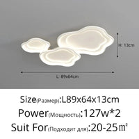 Plafonnier LED pour une ambiance lumineuse intérieure de qualité | Marco Lucetti Luminosité variable / Blanc 89cm