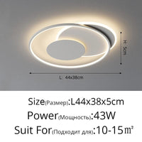 Plafonnier LED Premium Géométrique Rectangulaire & Rond | Marco Lucetti