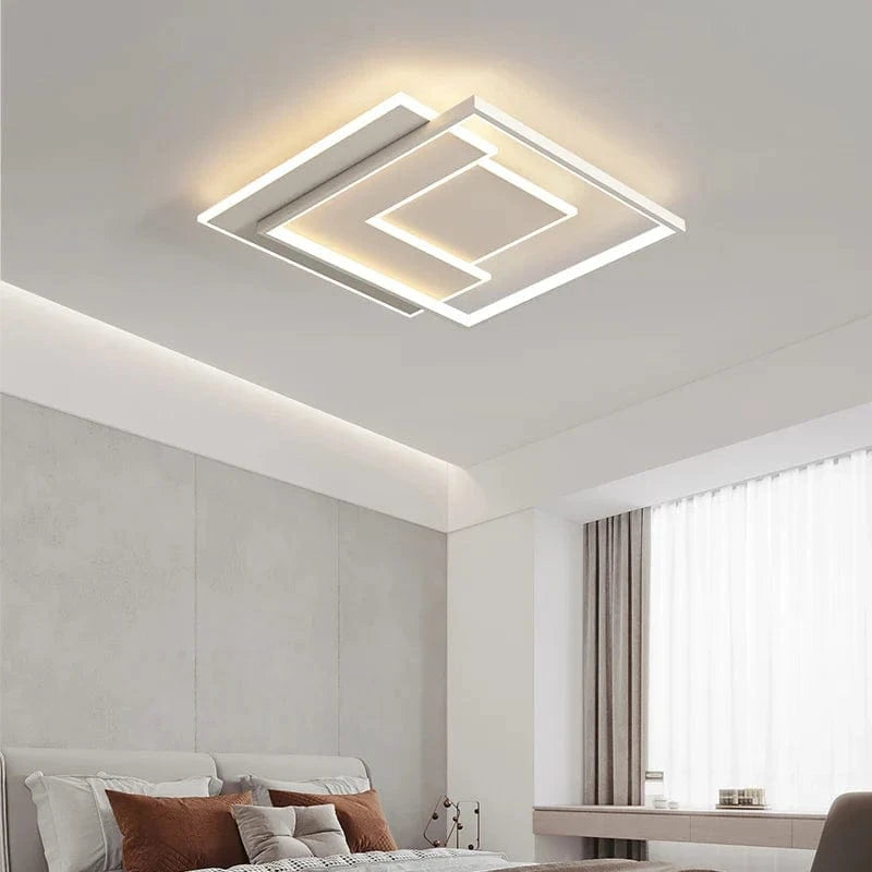 Plafonnier LED Premium Géométrique Rectangulaire & Rond | Marco Lucetti