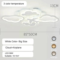 Plafonnier LED Princesse pour Chambre d'Enfant | Marco Lucetti Grand 3 lumières couleur 4