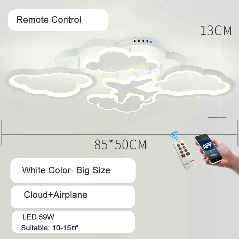 Plafonnier LED Princesse pour Chambre d'Enfant | Marco Lucetti Grande télécommande 4