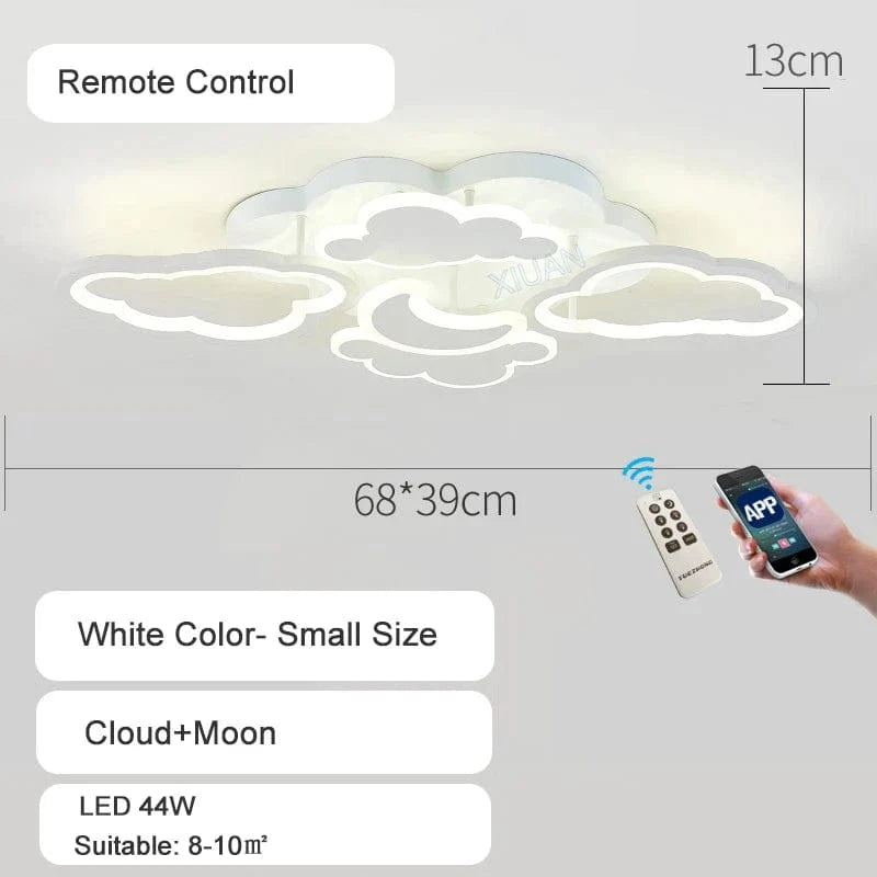 Plafonnier LED Princesse pour Chambre d'Enfant | Marco Lucetti Petite télécommande