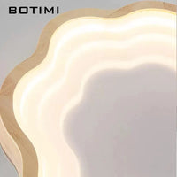 Plafonnier LED rectangulaire en bois - Luminashop | Marco Lucetti