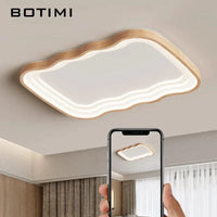 Plafonnier LED rectangulaire en bois - Luminashop | Marco Lucetti