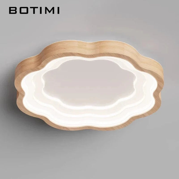 Plafonnier LED rectangulaire en bois - Luminashop | Marco Lucetti