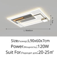 Plafonnier LED Rectangulaire Minimaliste - Collection 2022 Entrée de gamme | Marco Lucetti