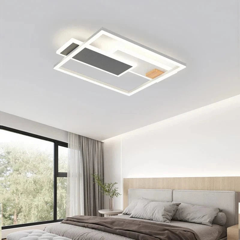 Plafonnier LED Rectangulaire Minimaliste - Collection 2022 Entrée de gamme | Marco Lucetti