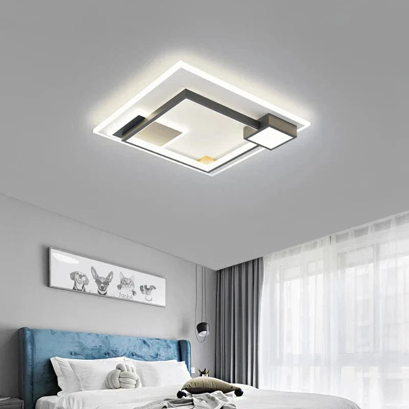 Plafonnier LED Rectangulaire Minimaliste - Collection 2022 Entrée de gamme | Marco Lucetti