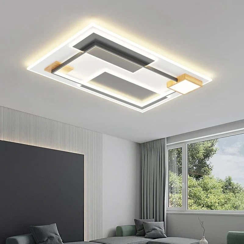 Plafonnier LED Rectangulaire Minimaliste - Collection 2022 Entrée de gamme | Marco Lucetti