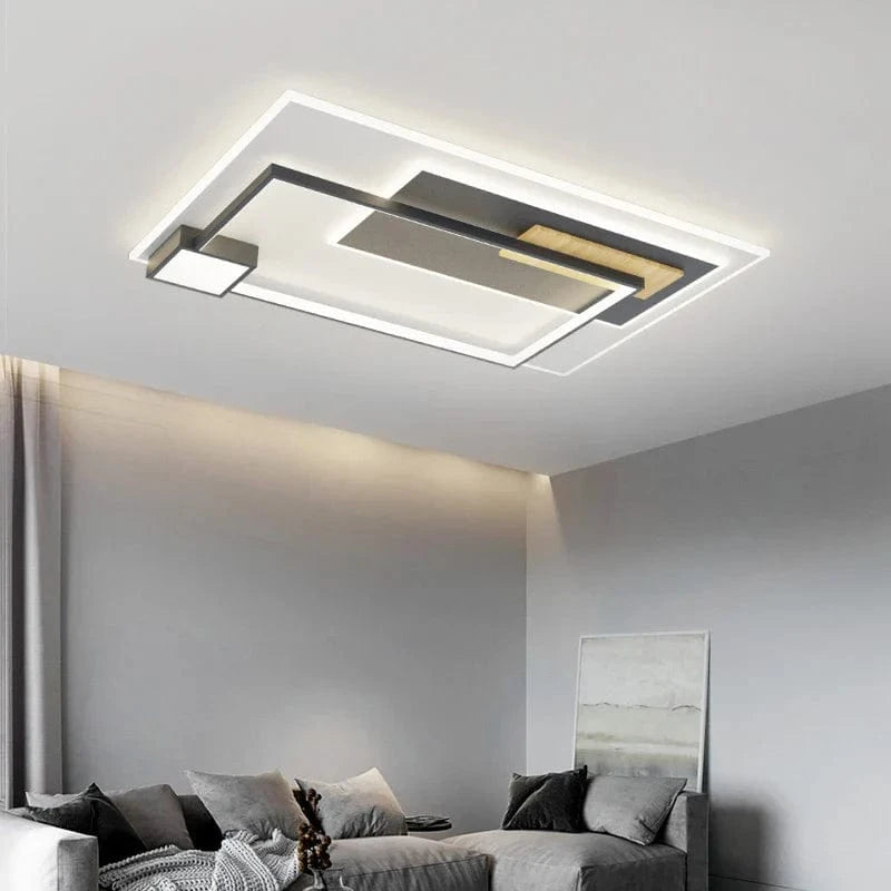 Plafonnier LED Rectangulaire Minimaliste - Collection 2022 Entrée de gamme | Marco Lucetti