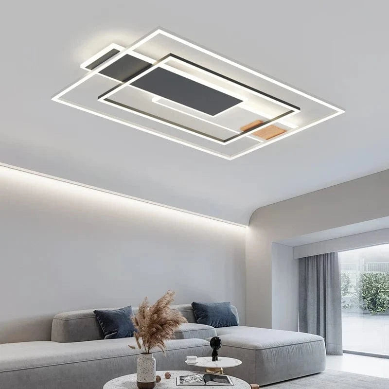 Plafonnier LED Rectangulaire Minimaliste - Collection 2022 Entrée de gamme | Marco Lucetti