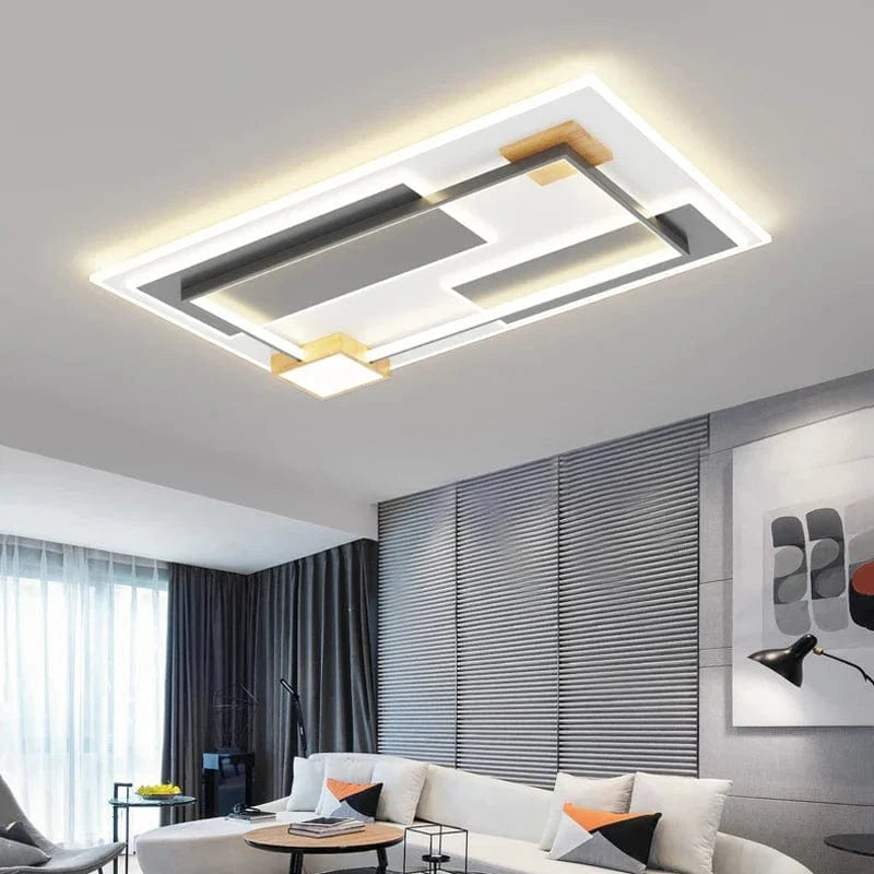 Plafonnier LED Rectangulaire Minimaliste - Collection 2022 Entrée de gamme | Marco Lucetti