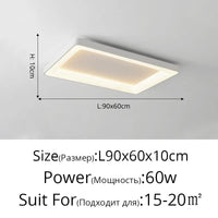 Plafonnier LED Rectangulaire pour un Intérieur Moderne | Marco Lucetti