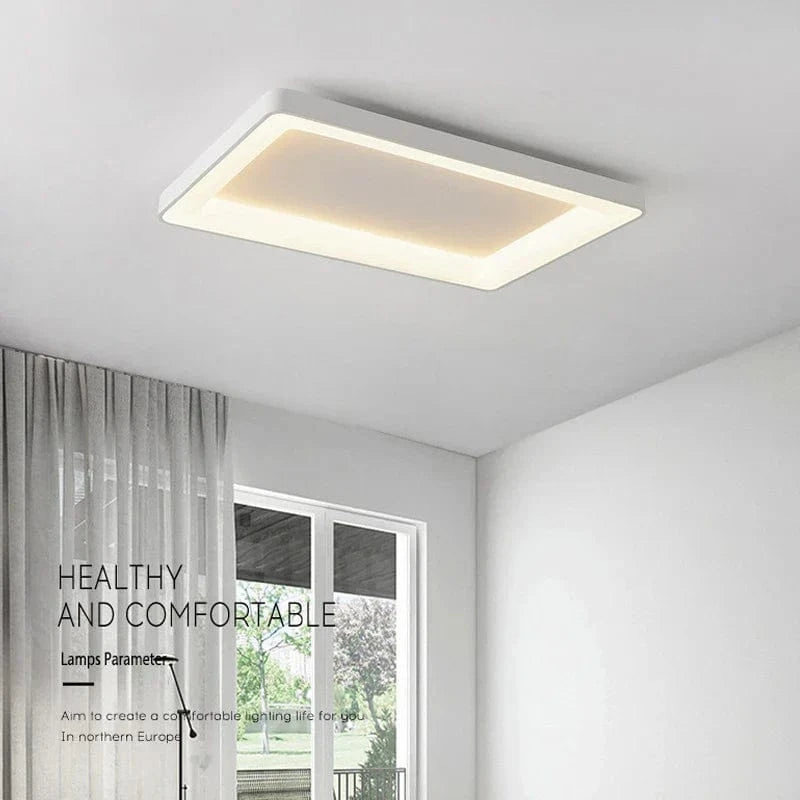 Plafonnier LED Rectangulaire pour un Intérieur Moderne | Marco Lucetti