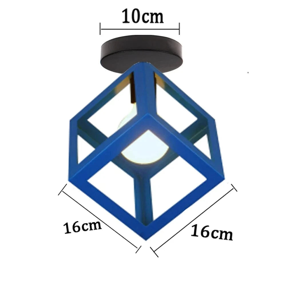 Plafonnier LED Rétro Minimaliste | Marco Lucetti Bleu