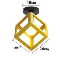 Plafonnier LED Rétro Minimaliste | Marco Lucetti Jaune