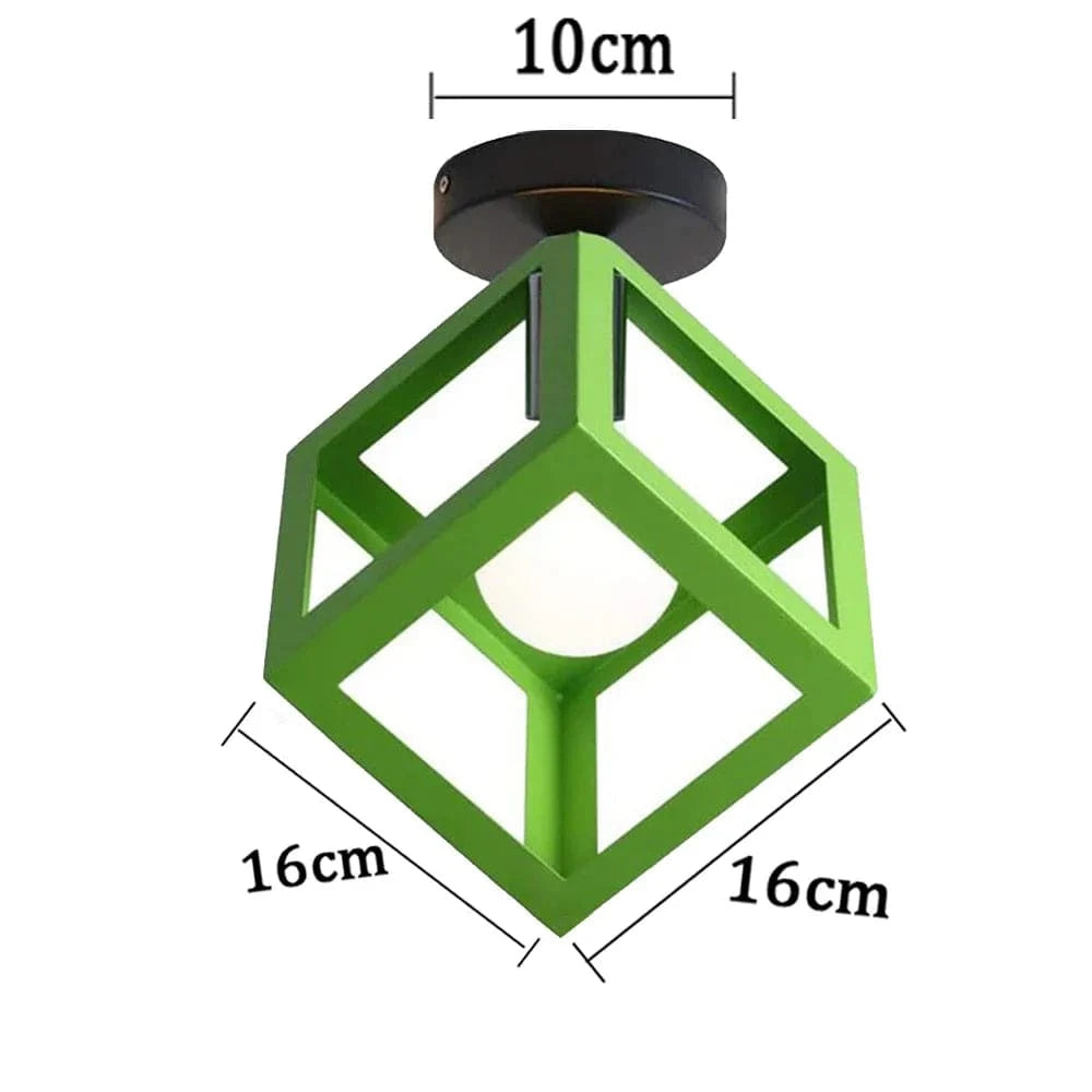 Plafonnier LED Rétro Minimaliste | Marco Lucetti Vert