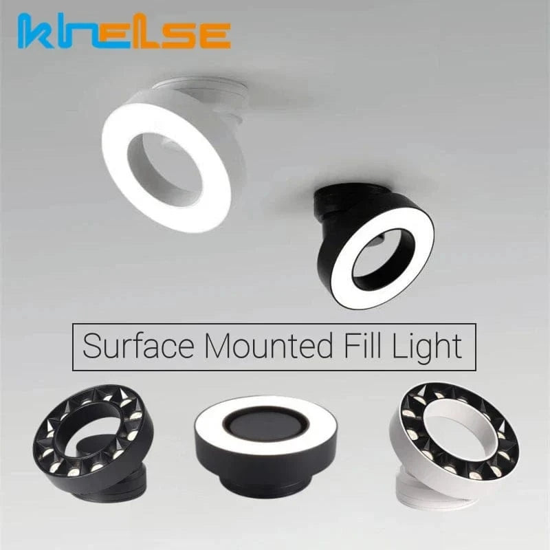 Plafonnier LED RingLight™ anti-éblouissement pour surface pliable | Marco Lucetti