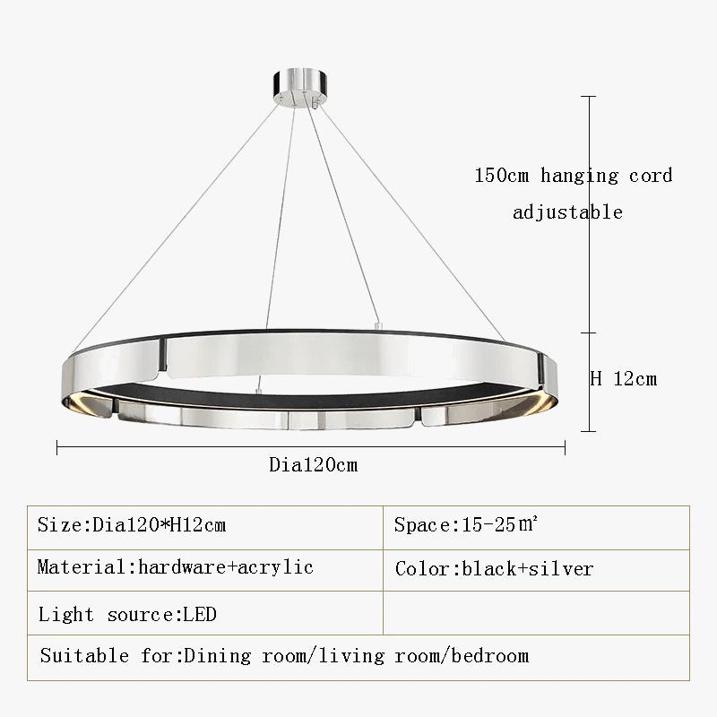 Plafonnier LED Rond Design Moderne Minimaliste | Marco Lucetti