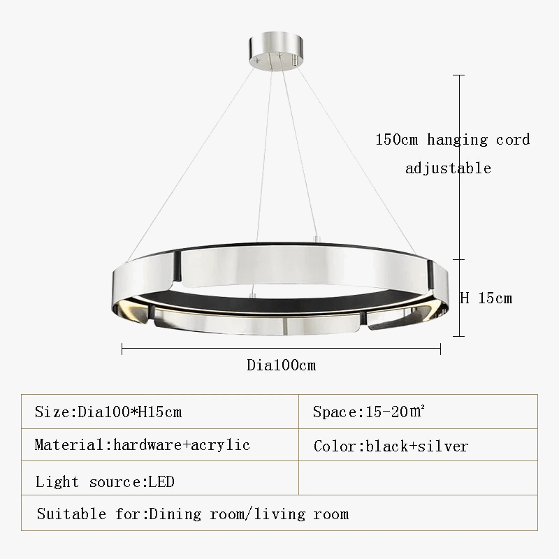 Plafonnier LED Rond Design Moderne Minimaliste | Marco Lucetti