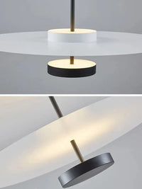 Plafonnier LED rond design nordique - Luminaire décoratif pour bar et piste | Marco Lucetti