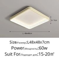 Plafonnier LED Rond Intérieur - Éclairage | Marco Lucetti B beige 48cm / Luminosité variable