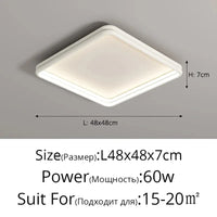 Plafonnier LED Rond Intérieur - Éclairage | Marco Lucetti B Blanc 48cm / Luminosité variable