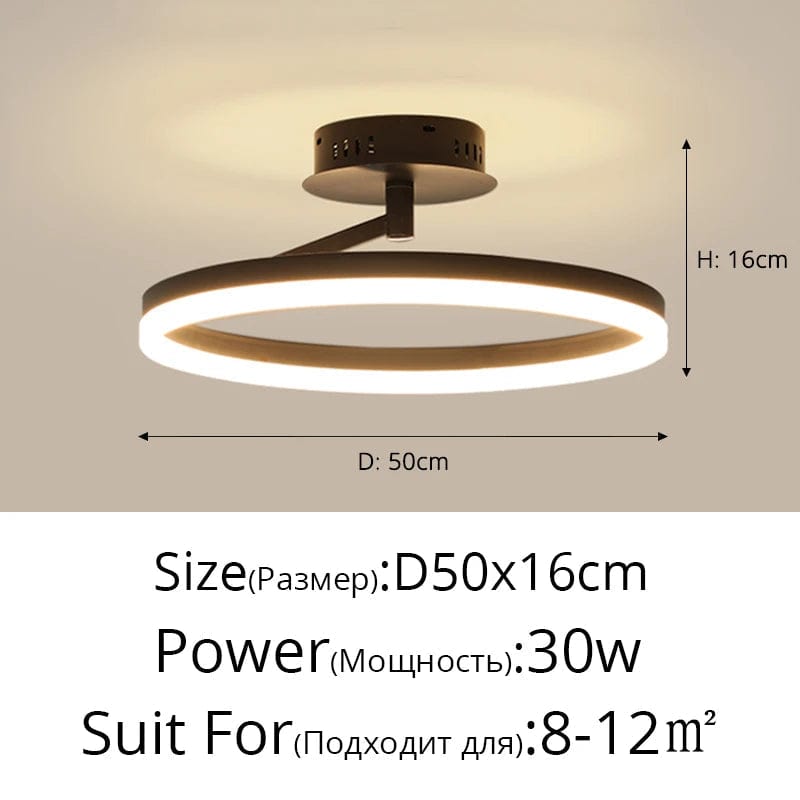 Plafonnier LED Rond Minimaliste | Marco Lucetti