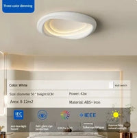 Plafonnier LED rond moderne avec télécommande - Idéal pour une décoration intérieure | Marco Lucetti B1