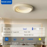 Plafonnier LED rond moderne avec télécommande - Idéal pour une décoration intérieure | Marco Lucetti B4