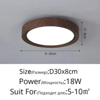 Plafonnier LED rond pour la maison: illuminer avec style! | Marco Lucetti A 30cm 18w / Blanc froid, pas de télécommande