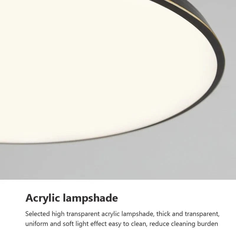 Plafonnier LED Rotatif Cuivre | Marco Lucetti