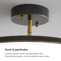 Plafonnier LED Rotatif Cuivre | Marco Lucetti