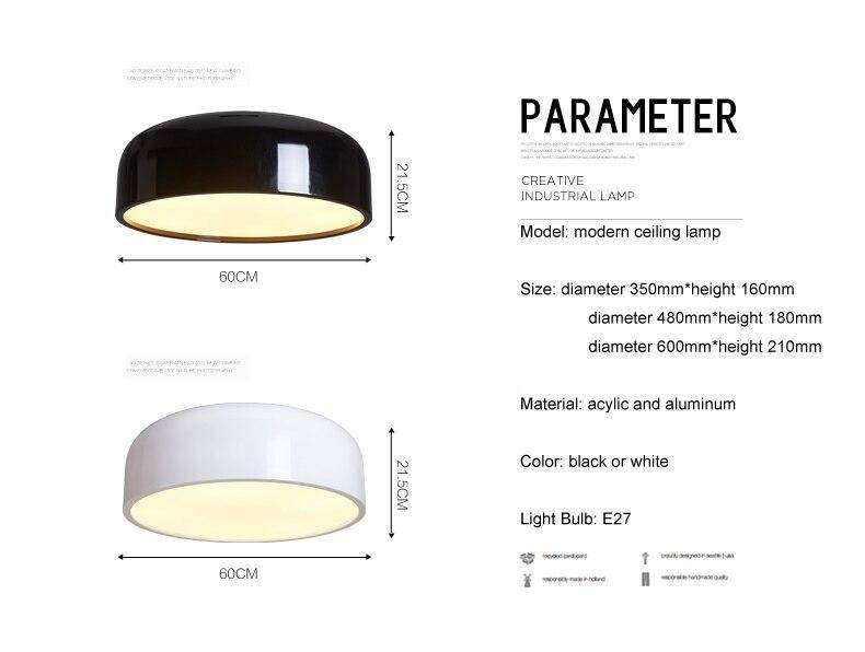 Plafonnier LED Round Design | Marco Lucetti