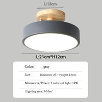 Plafonnier LED Scandinave Chic | Marco Lucetti 1 lampe grise / CHINE